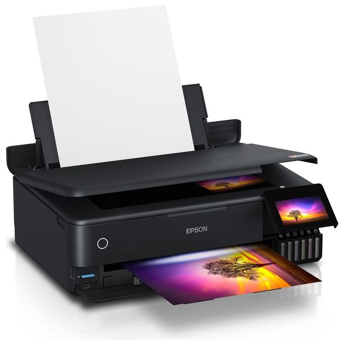 Epson C11CJ21401 EcoTank ET-8550 Stampante Multifunzione Inkjet A3+ 6 colori 5760x1440 DPI Wi-Fi Ethernet Touchscreen colore Nero