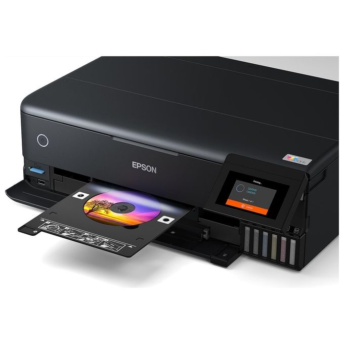 Epson C11CJ21401 EcoTank ET-8550 Stampante Multifunzione Inkjet A3+ 6 colori 5760x1440 DPI Wi-Fi Ethernet Touchscreen colore Nero