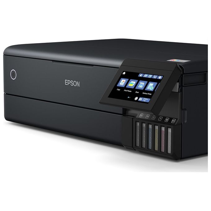 Epson C11CJ21401 EcoTank ET-8550 Stampante Multifunzione Inkjet A3+ 6 colori 5760x1440 DPI Wi-Fi Ethernet Touchscreen colore Nero