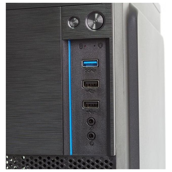 Vultech VCO-M1699P REV. 2.2 Case per PC Mini Tower Alimentatore 250 W Micro ATX Mini-ITX 2x USB 2.0 1x USB 3.0 colore Nero
