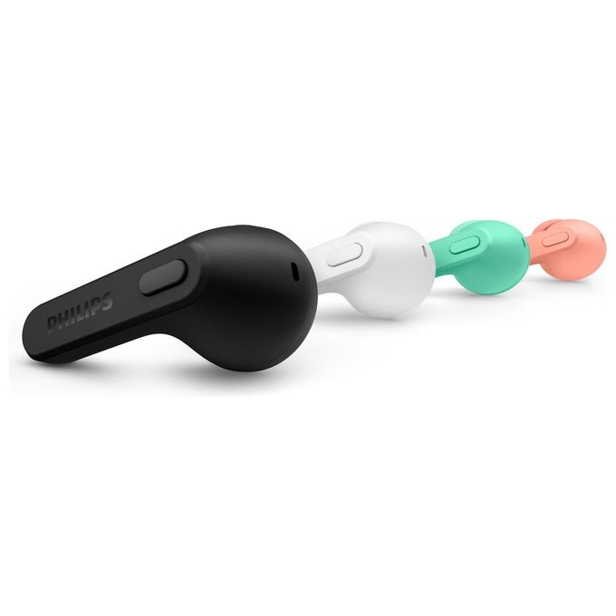 Philips TAT2206BK00 Serie 2000 Auricolari True Wireless In-ear Bluetooth 5.0 IPX4 Autonomia 18h colore Nero