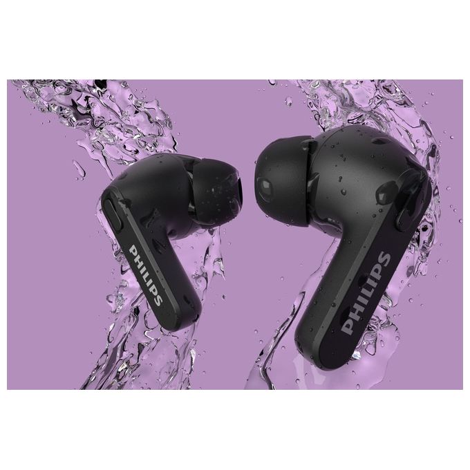 Philips TAT2206BK00 Serie 2000 Auricolari True Wireless In-ear Bluetooth 5.0 IPX4 Autonomia 18h colore Nero