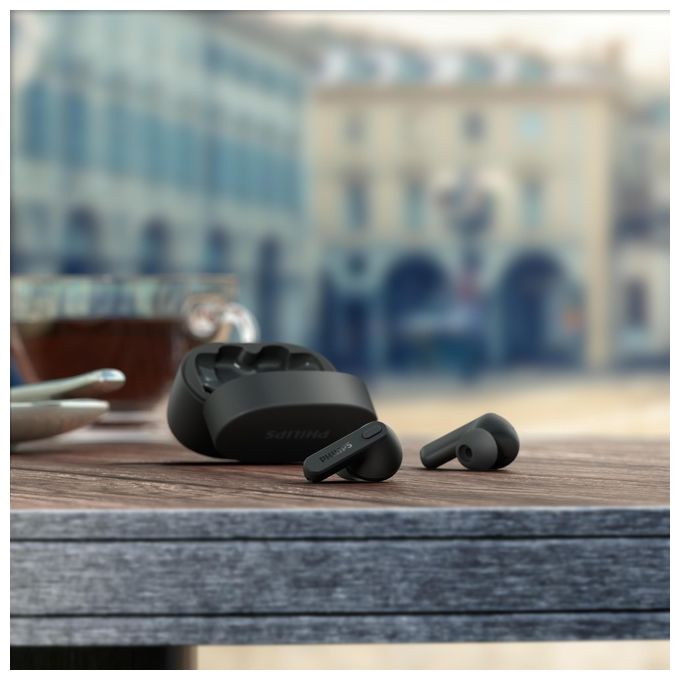 Philips TAT2206BK00 Serie 2000 Auricolari True Wireless In-ear Bluetooth 5.0 IPX4 Autonomia 18h colore Nero