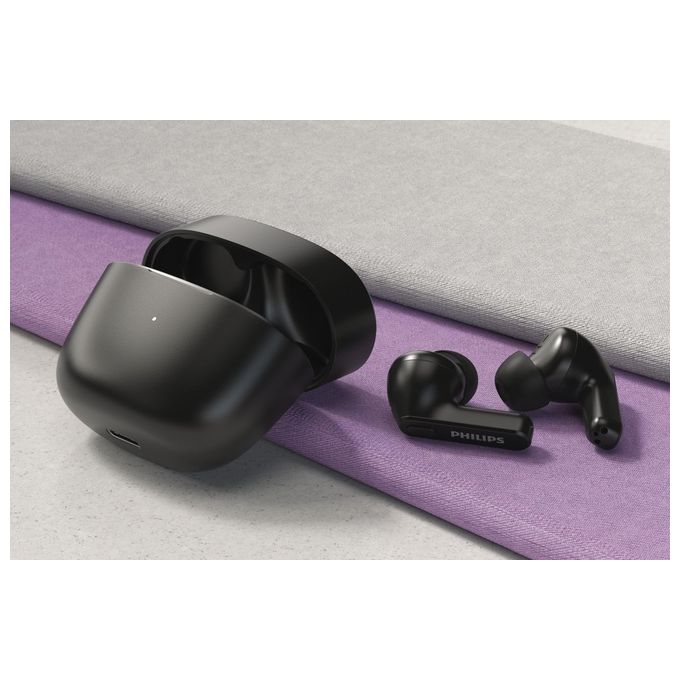 Philips TAT2206BK00 Serie 2000 Auricolari True Wireless In-ear Bluetooth 5.0 IPX4 Autonomia 18h colore Nero