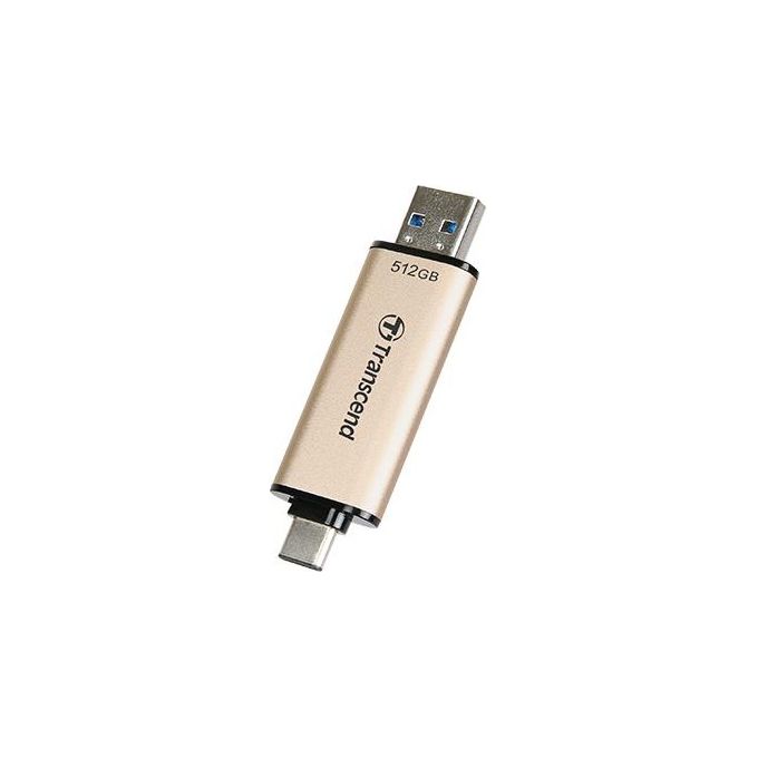 Transcend TS512GJF930C JetFlash 930C Chiavetta USB 512 GB USB Type-A Type-C 3.2 Gen 1 420 MB-s colore Oro