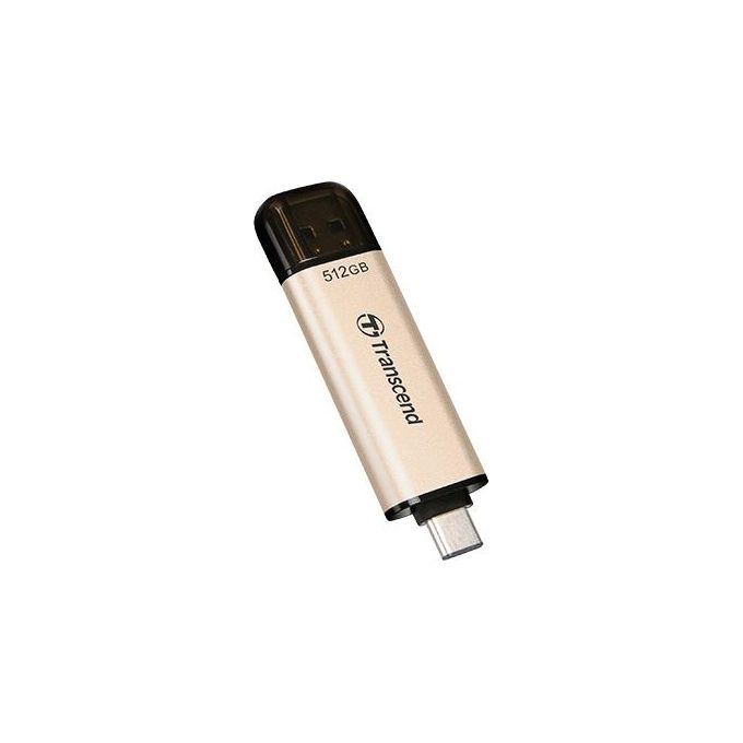 Transcend TS512GJF930C JetFlash 930C Chiavetta USB 512 GB USB Type-A Type-C 3.2 Gen 1 420 MB-s colore Oro
