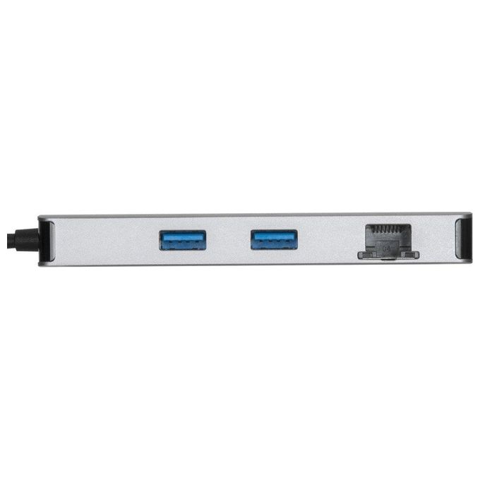 Targus DOCK423EU Docking Station USB-C Doppio HDMI 4K 60Hz PD Pass-Thru 100W Gigabit Ethernet colore Grigio