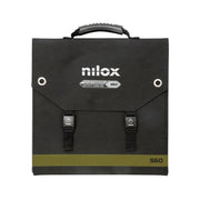 Nilox NXSP60WV1 Pannello Solare 60 W Silicone Monocristallino Tecnologia EFTE Uscite USB-A USB-C DC Anderson colore Nero