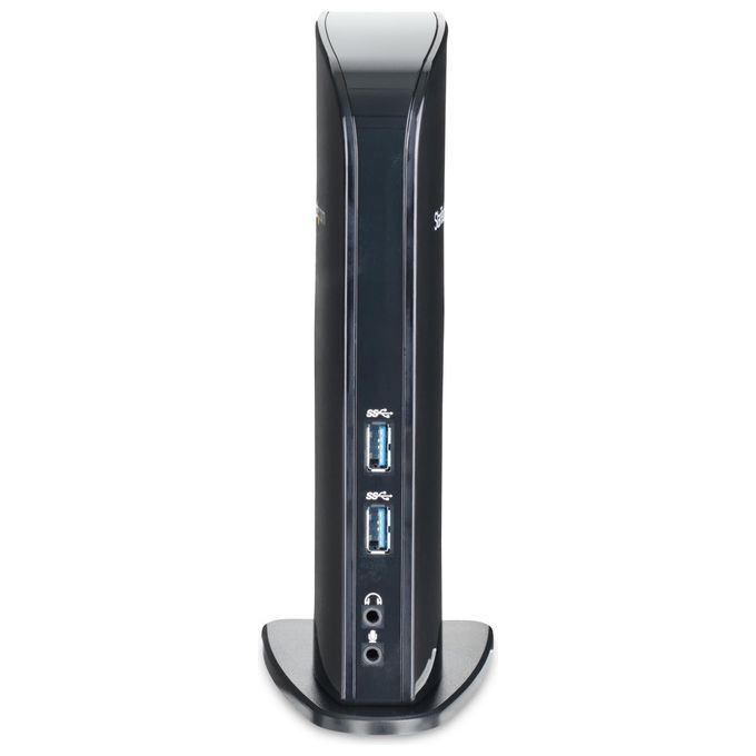 StarTech Docking station universale USB3.0 per laptop- -DVI HDMI video doppio con Ethernet audio