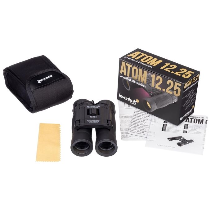 Levenhuk Atom Binocolo Ultracompatto 12x25