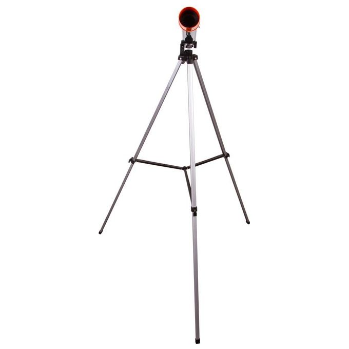 Levenhuk 69737 LabZZ T2 Telescopio Rifrattore 50 mm 600 mm 100x Montatura Altazimutale colore Arancione