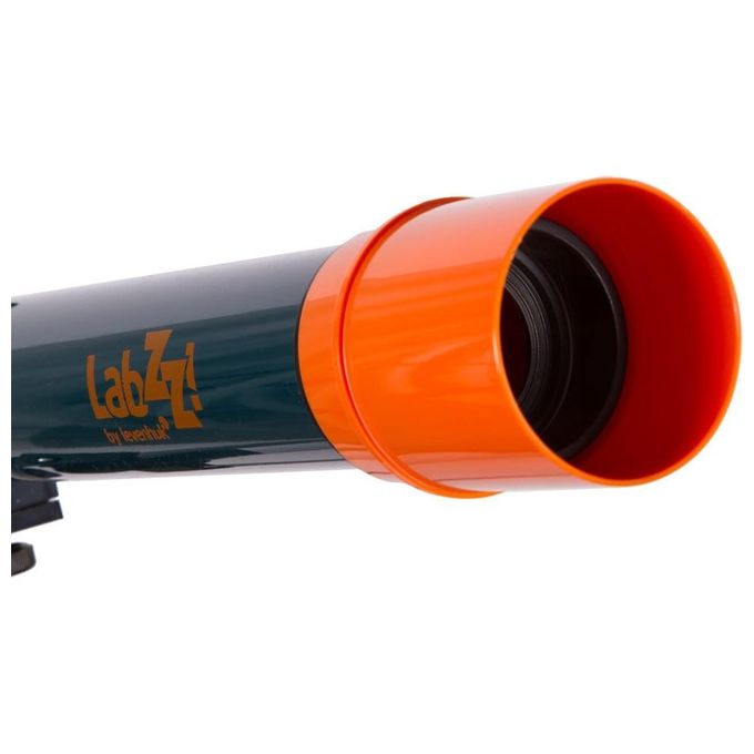 Levenhuk 69737 LabZZ T2 Telescopio Rifrattore 50 mm 600 mm 100x Montatura Altazimutale colore Arancione