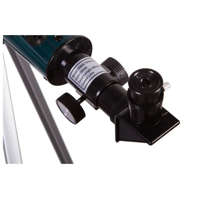 Levenhuk 69737 LabZZ T2 Telescopio Rifrattore 50 mm 600 mm 100x Montatura Altazimutale colore Arancione