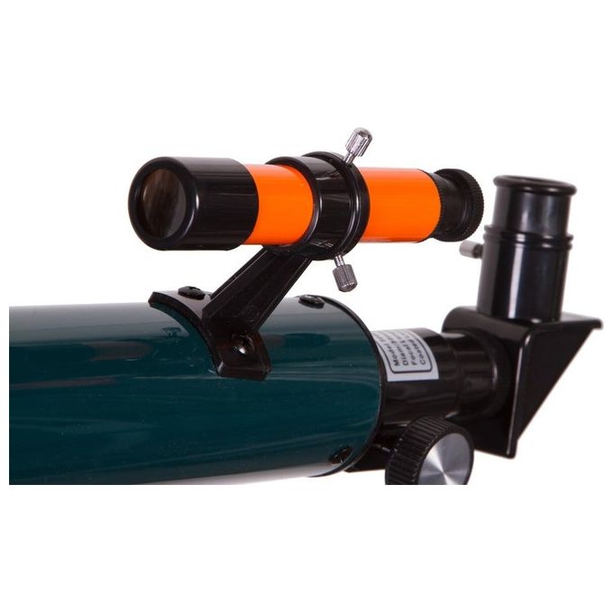Levenhuk 69737 LabZZ T2 Telescopio Rifrattore 50 mm 600 mm 100x Montatura Altazimutale colore Arancione