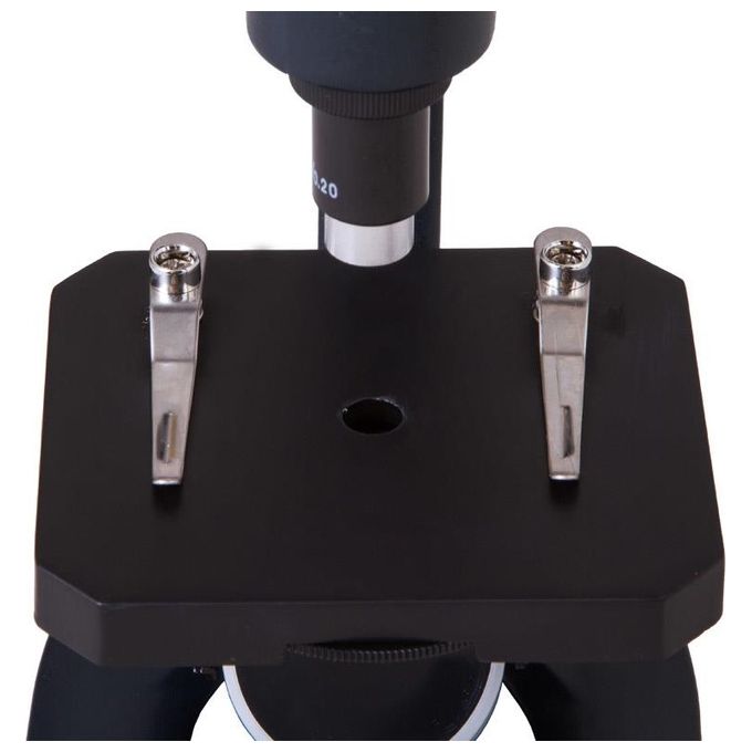 Levenhuk 25648 Microscopio ottico monoculare 200x con oculare H12.5x e illuminazione a specchio colore Nero