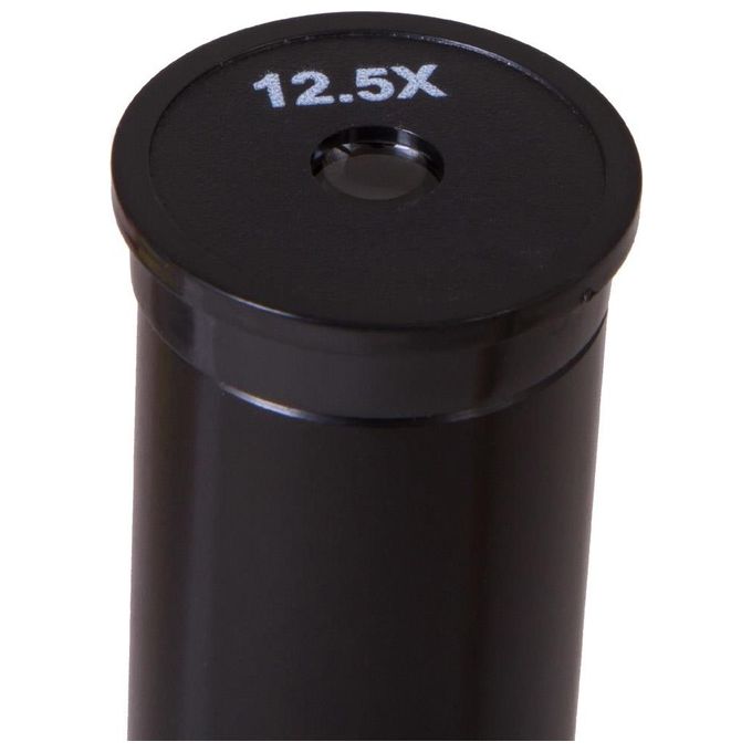 Levenhuk 25648 Microscopio ottico monoculare 200x con oculare H12.5x e illuminazione a specchio colore Nero