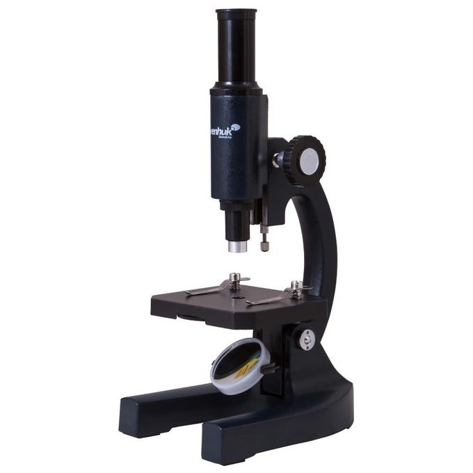 Levenhuk 25648 Microscopio ottico monoculare 200x con oculare H12.5x e illuminazione a specchio colore Nero