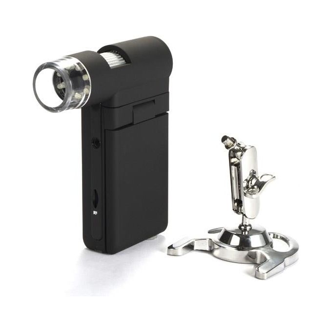 Levenhuk 61023 DTX 500 Microscopio digitale portatile con display LCD 3 pollici fotocamera 5 MP ingrandimento 20x 500x colore Nero