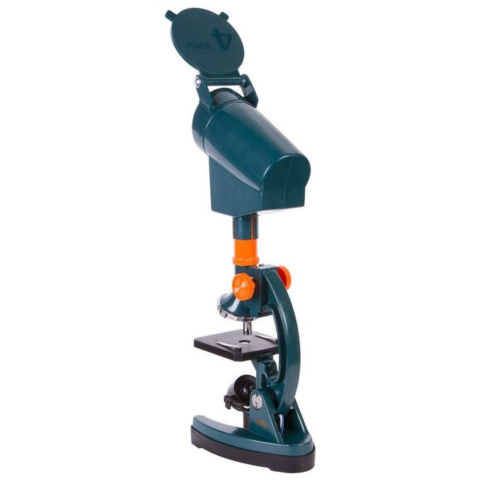 Levenhuk 69741 LabZZ M3 Microscopio da proiezione Ingrandimento 300x 1200x con Adattatore per Fotocamera colore Arancione