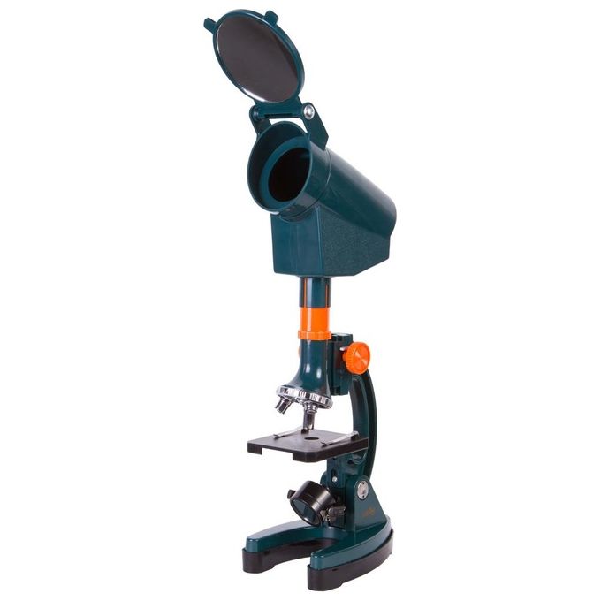 Levenhuk 69741 LabZZ M3 Microscopio da proiezione Ingrandimento 300x 1200x con Adattatore per Fotocamera colore Arancione
