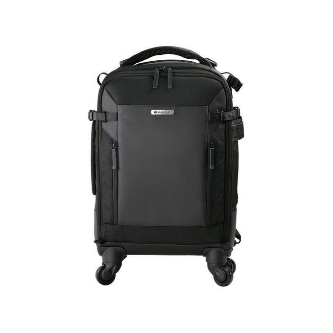 Vanguard VEO SELECT 55BT BK Zaino Trolley Fotografico Capacita' 2 Fotocamere DSLR o Mirrorless Fino a 5 Obiettivi Laptop 15'' Tablet 9.7'' Treppiede Laterale Copertura Antipioggia Inclusa colore Nero