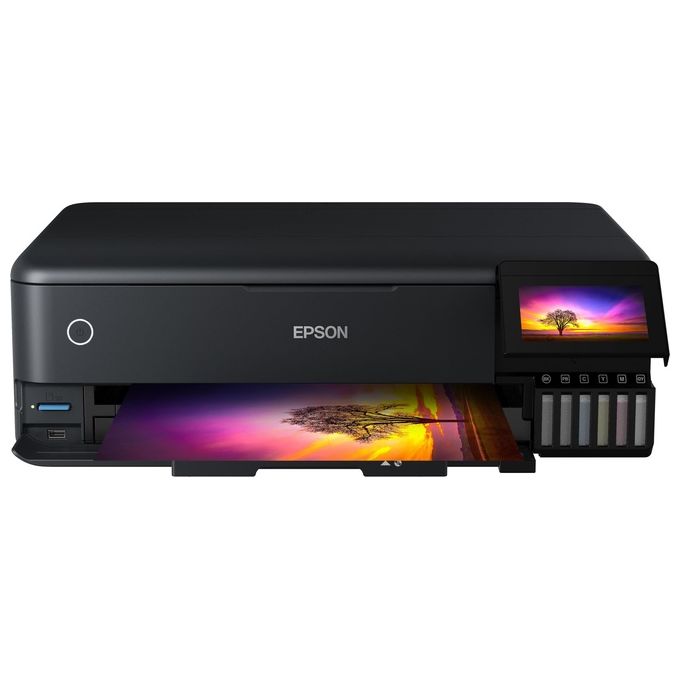 Epson C11CJ21401 EcoTank ET-8550 Stampante Multifunzione Inkjet A3+ 6 colori 5760x1440 DPI Wi-Fi Ethernet Touchscreen colore Nero