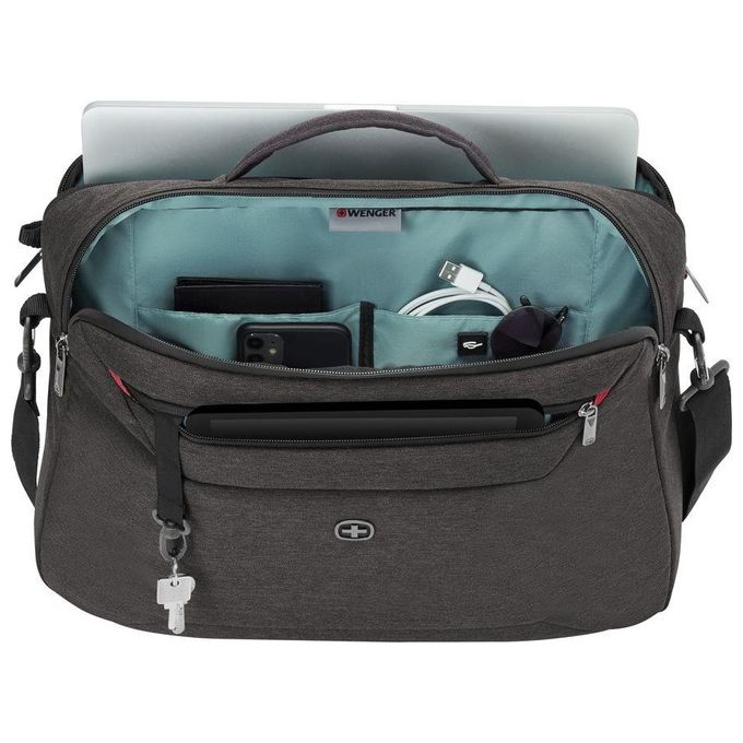 Wenger 611640 MX Commute Zaino Porta PC Notebook 16'' 2 in 1 con Tasca Tablet 10'' 20 L 0.6 Kg colore Grigio