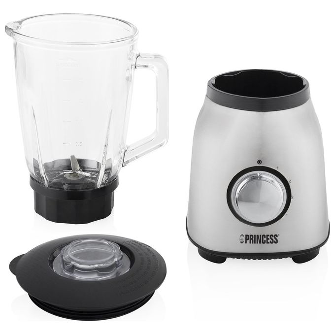 Princess 212091 Frullatore 1000 W 1.5 L 4 velocita' funzione Pulse lame Acciaio inox colore Argento