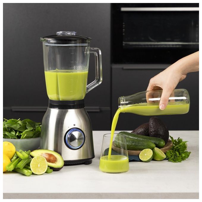Princess 212091 Frullatore 1000 W 1.5 L 4 velocita' funzione Pulse lame Acciaio inox colore Argento