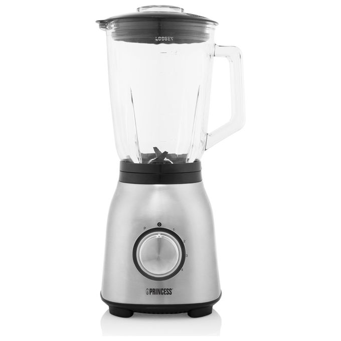 Princess 212091 Frullatore 1000 W 1.5 L 4 velocita' funzione Pulse lame Acciaio inox colore Argento