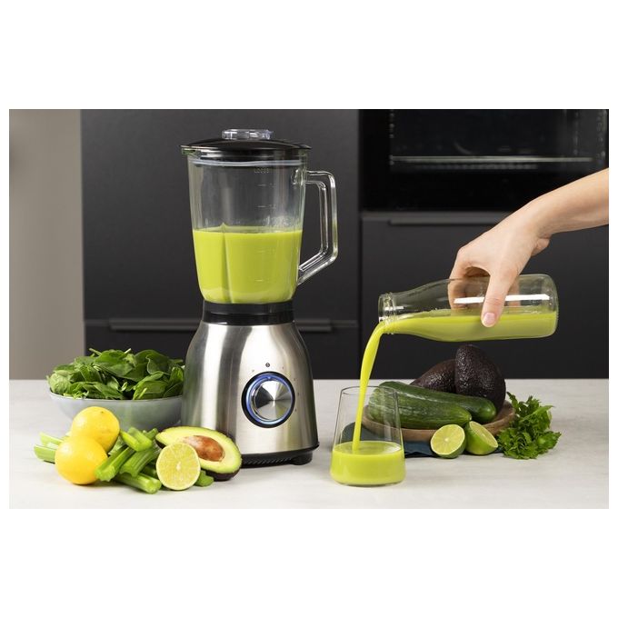 Princess 212091 Frullatore 1000 W 1.5 L 4 velocita' funzione Pulse lame Acciaio inox colore Argento