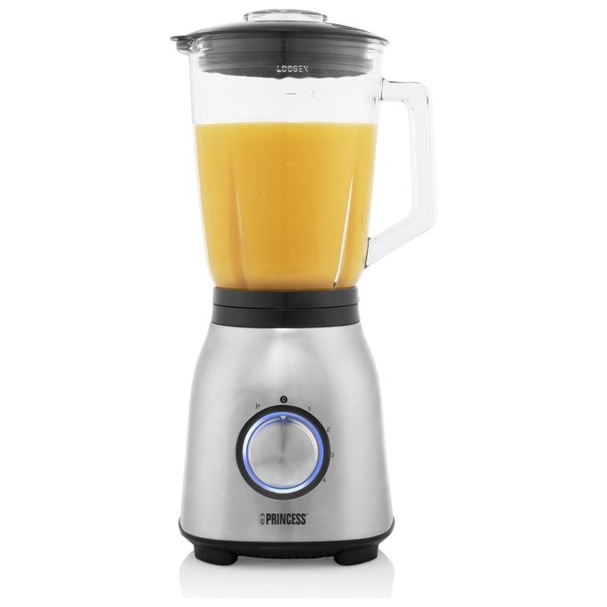 Princess 212091 Frullatore 1000 W 1.5 L 4 velocita' funzione Pulse lame Acciaio inox colore Argento