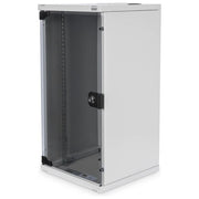 Digitus DN-10-12U Alloggiamento a parete 12U 592x312x300 mm 30 Kg profondita' utile 240 mm con porta in vetro di sicurezza colore Grigio RAL7035