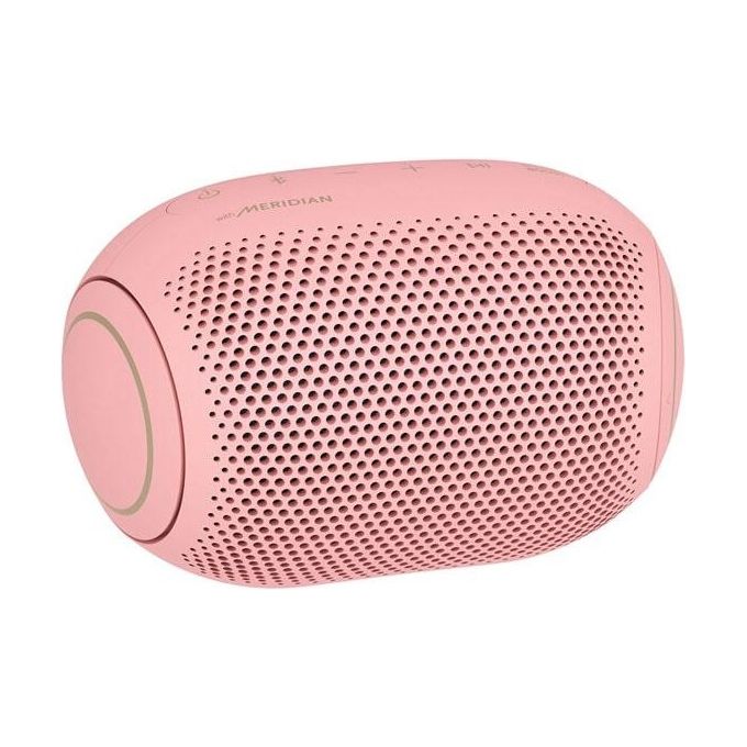 LG XBOOM Go PL2P Cassa Bluetooth Portatile 5.0 Waterproof IPX5 con Audio Meridian e Bassi Potenti Comandi Vocali Sound Boost Usb-C Rosa