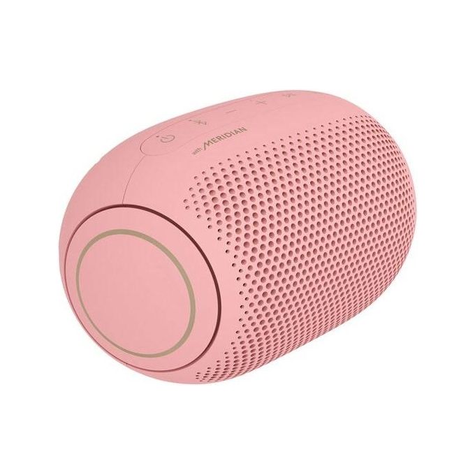 LG XBOOM Go PL2P Cassa Bluetooth Portatile 5.0 Waterproof IPX5 con Audio Meridian e Bassi Potenti Comandi Vocali Sound Boost Usb-C Rosa