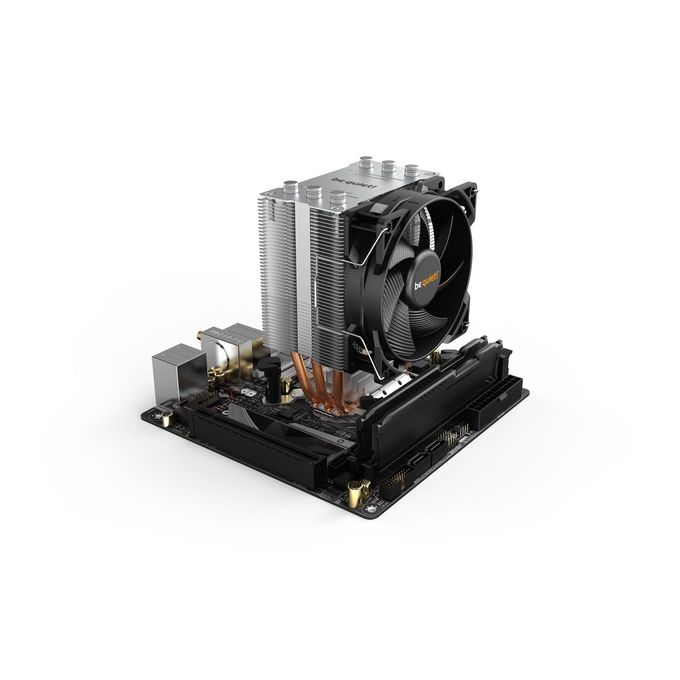 Be quiet! BK030 Pure Rock Slim 2 Dissipatore CPU ad aria 130W TDP 3 Heatpipes HDT ventola 92mm PWM colore Argento