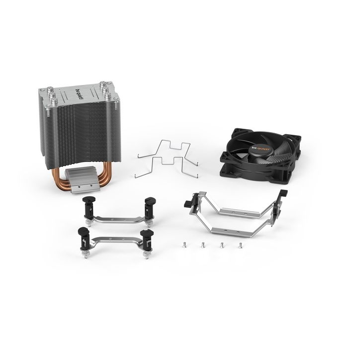 Be quiet! BK030 Pure Rock Slim 2 Dissipatore CPU ad aria 130W TDP 3 Heatpipes HDT ventola 92mm PWM colore Argento