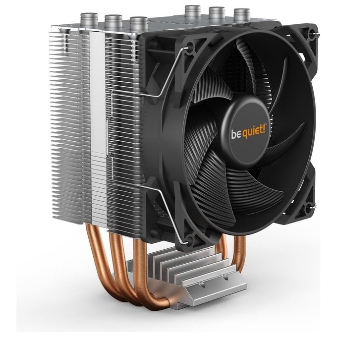 Be quiet! BK030 Pure Rock Slim 2 Dissipatore CPU ad aria 130W TDP 3 Heatpipes HDT ventola 92mm PWM colore Argento
