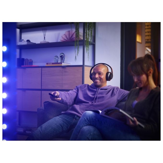 Philips TAH6206BK-00 6000 Series Cuffie a Padiglione Wireless per TV Bluetooth 5.0 18h Autonomia colore Nero