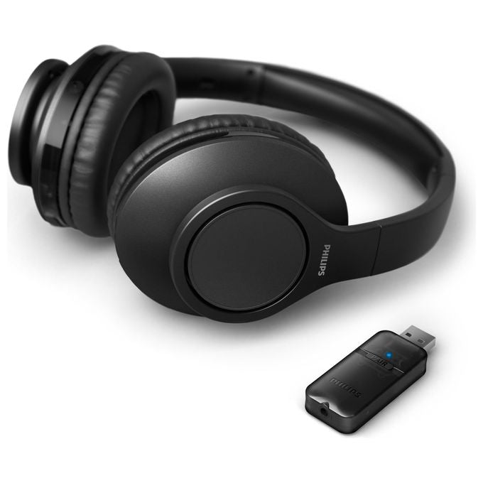 Philips TAH6206BK-00 6000 Series Cuffie a Padiglione Wireless per TV Bluetooth 5.0 18h Autonomia colore Nero