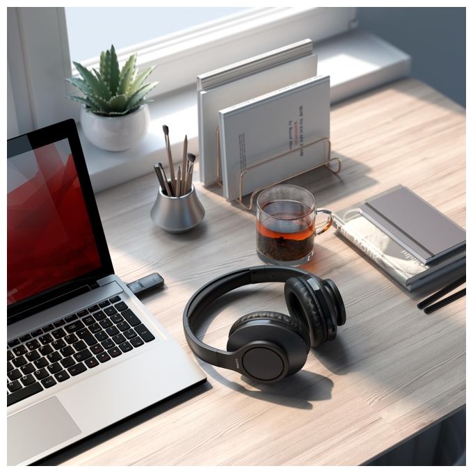 Philips TAH6206BK-00 6000 Series Cuffie a Padiglione Wireless per TV Bluetooth 5.0 18h Autonomia colore Nero