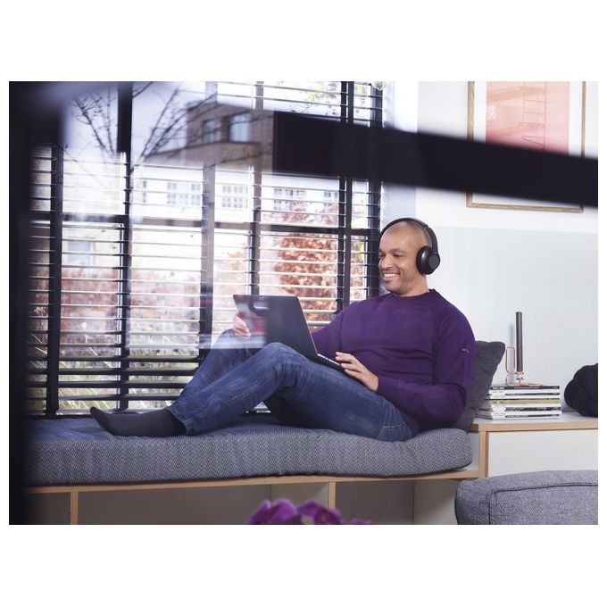 Philips TAH6206BK-00 6000 Series Cuffie a Padiglione Wireless per TV Bluetooth 5.0 18h Autonomia colore Nero