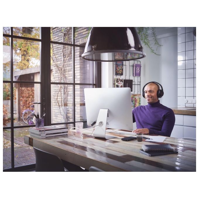 Philips TAH6206BK-00 6000 Series Cuffie a Padiglione Wireless per TV Bluetooth 5.0 18h Autonomia colore Nero
