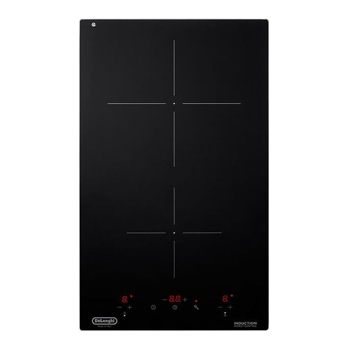 De'Longhi PIN 32 Linea Design Piano cottura a Induzione 27 cm 2 Zone Touch Control Induction Energy Control colore Nero