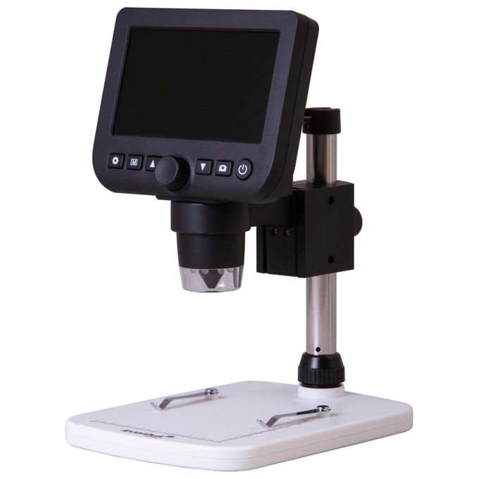 Levenhuk 74768 DTX 350 LCD Microscopio digitale Ingrandimento 20x-600x Fotocamera 0,3 MP Display 4,3'' colore Nero Bianco