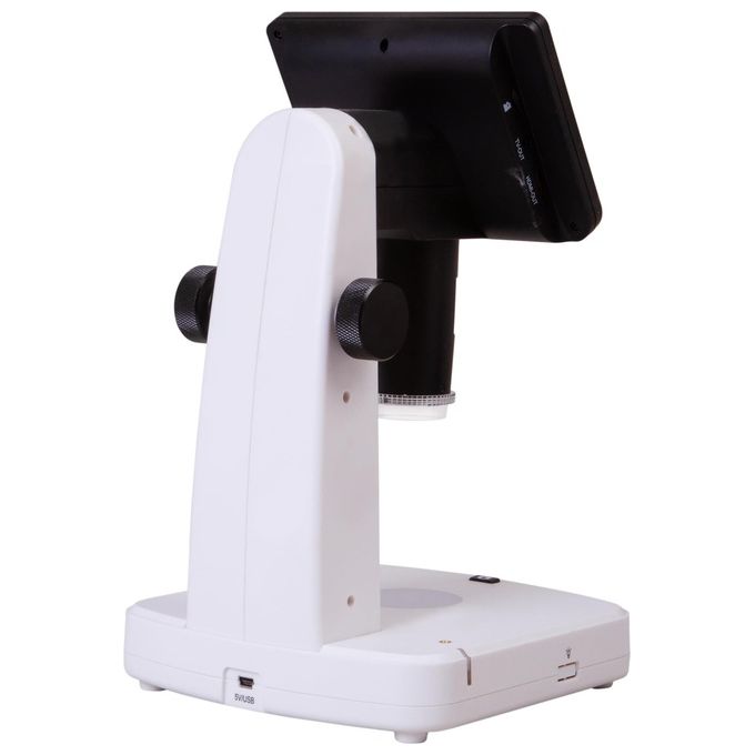 Levenhuk 75075 DTX 700 LCD Microscopio digitale Ingrandimento 1200x Fotocamera 5 MP Display 12,7 cm (5'') colore Nero Bianco
