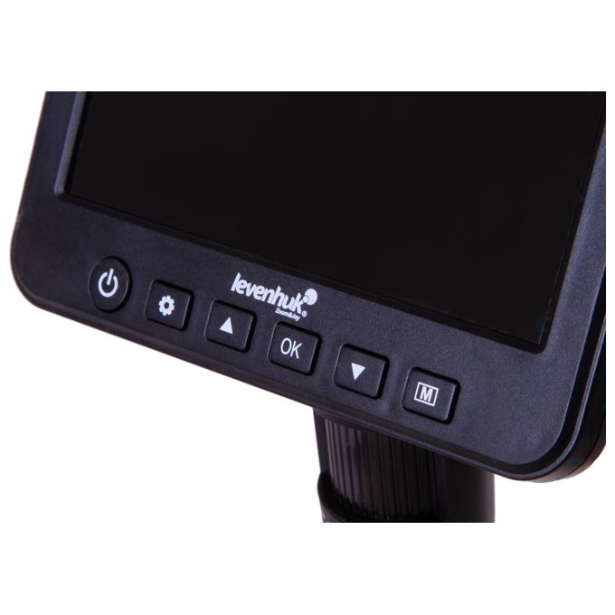 Levenhuk 75075 DTX 700 LCD Microscopio digitale Ingrandimento 1200x Fotocamera 5 MP Display 12,7 cm (5'') colore Nero Bianco