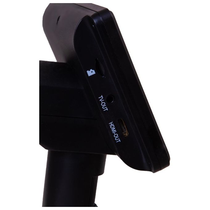 Levenhuk 75075 DTX 700 LCD Microscopio digitale Ingrandimento 1200x Fotocamera 5 MP Display 12,7 cm (5'') colore Nero Bianco
