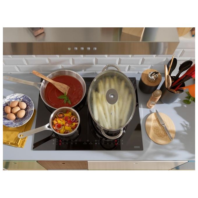 Franke FSM 654 I B BK Smart Piano cottura a induzione 65 cm 4 zone Touch Control Booster colore Nero