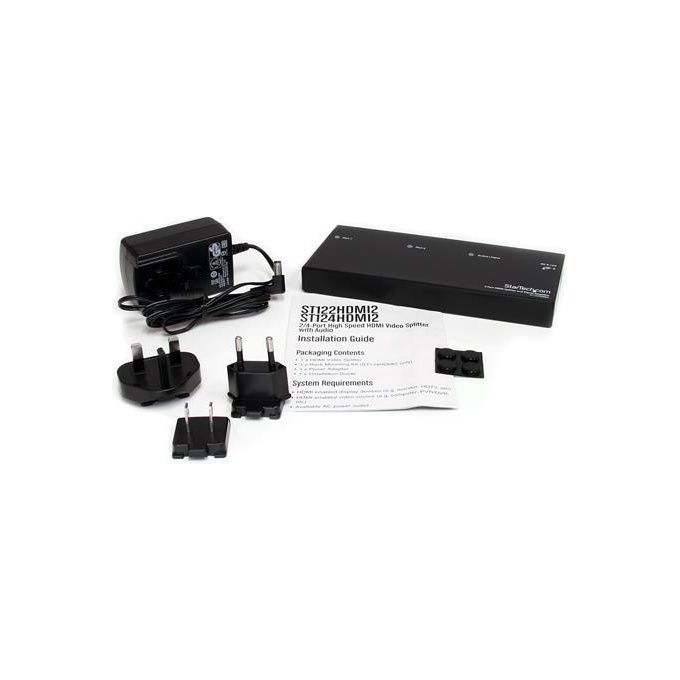 StarTech Sdoppiatore video HDMI a elevata velocita' a 2 porte e amplificatore di segnale